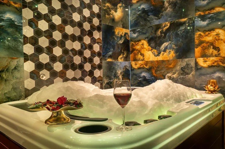 Hydrotherapy pool at Aura International Thai Spa