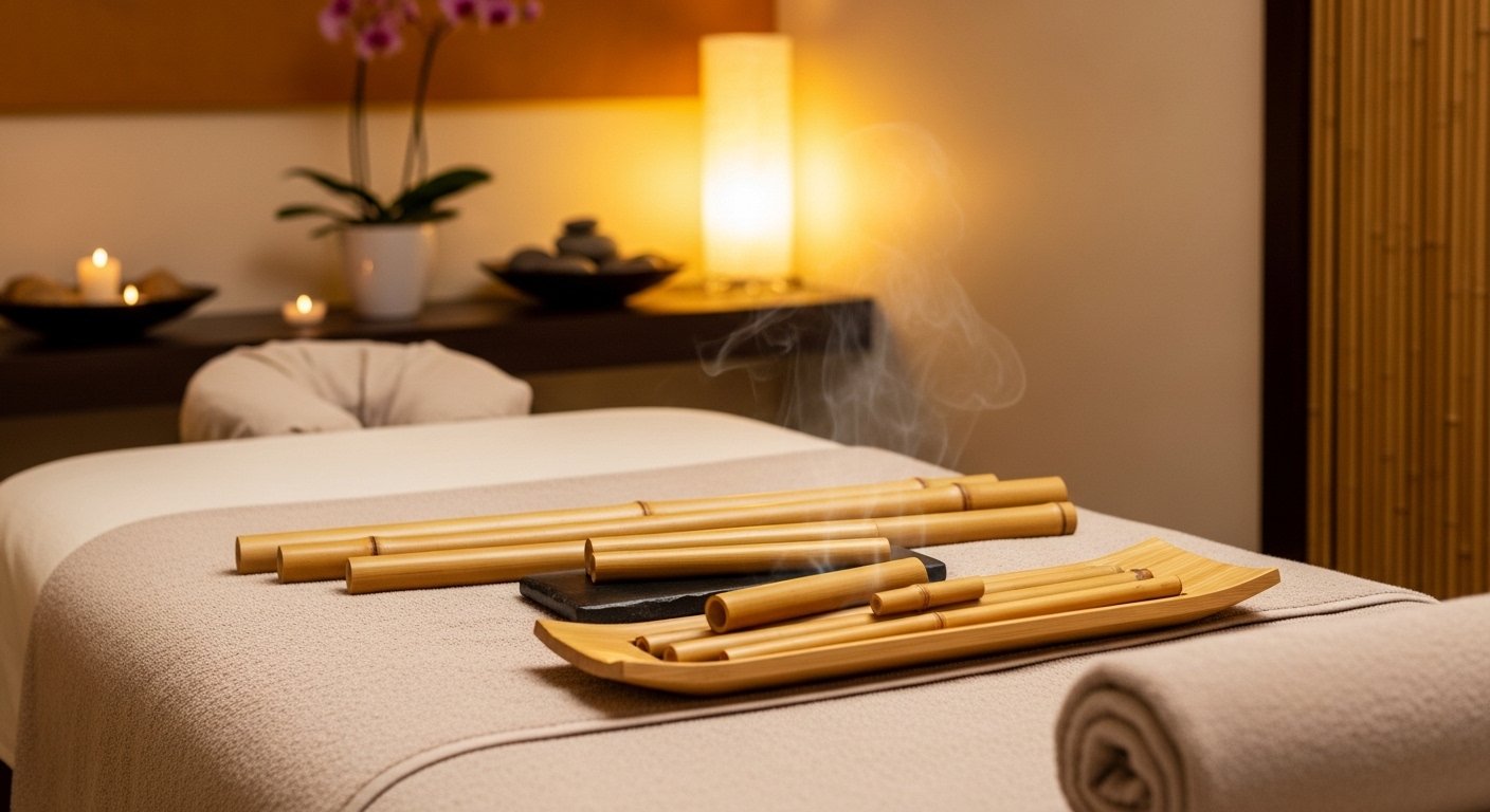 Full Body Warm Bamboo Therapy at Aura Spa