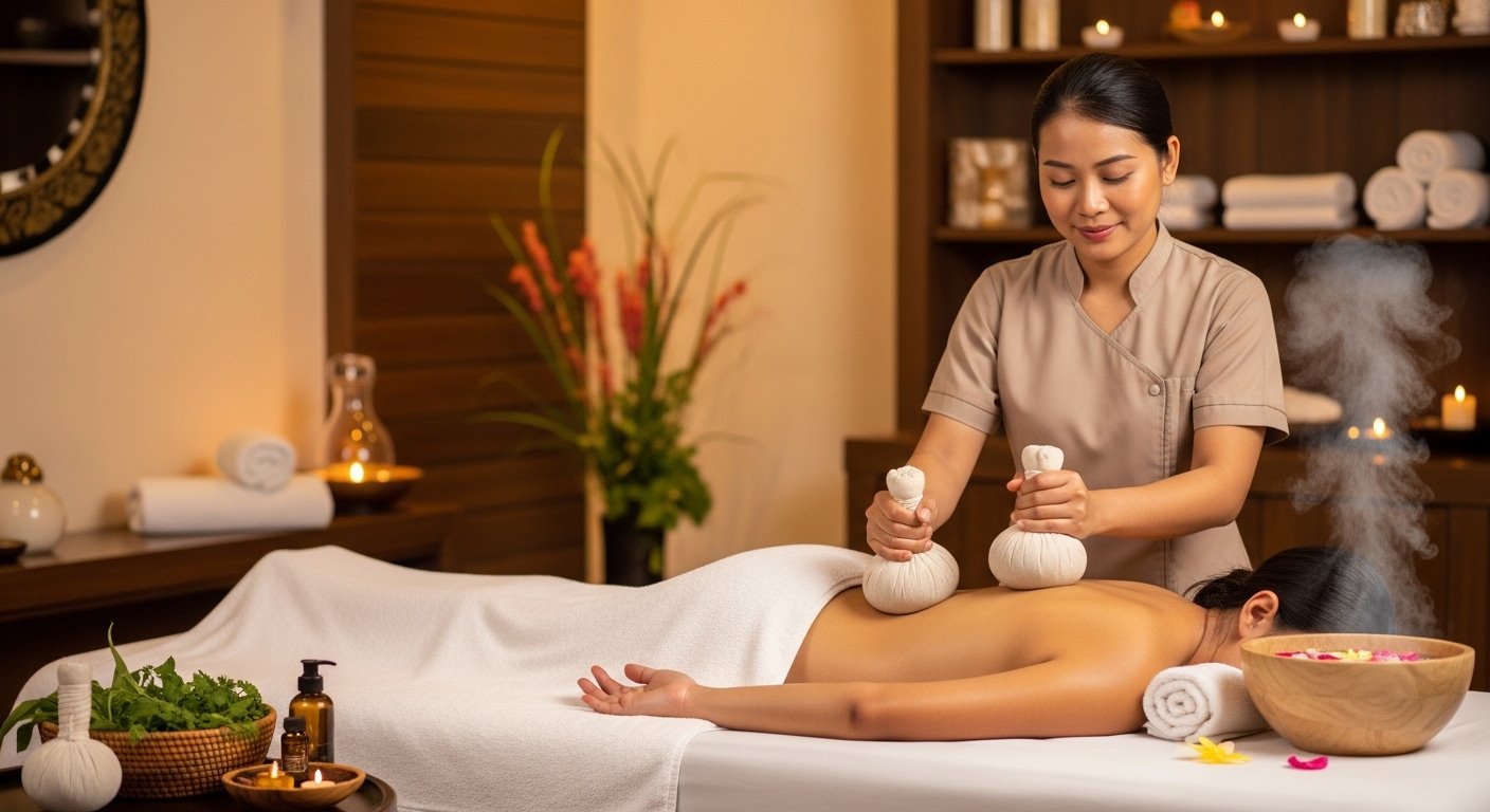 Full Body Natural Herbal Potli Therapy at Aura Spa