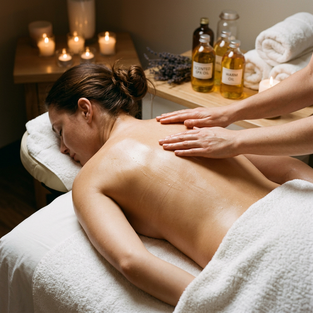 Full Body Swedish Therapy (Oil Therapy) at Aura Spa