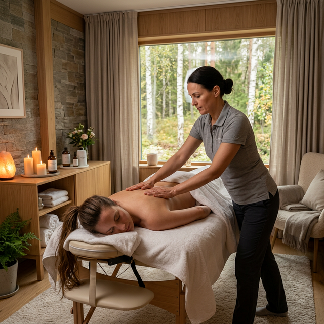 Full Body Swedish Therapy (Oil Therapy) session at Aura International Thai Spa