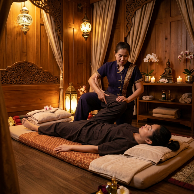 Full Body Traditional Thai Therapy at Aura Spa