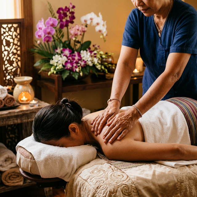 Full Body Traditional Thai Therapy at Aura Spa